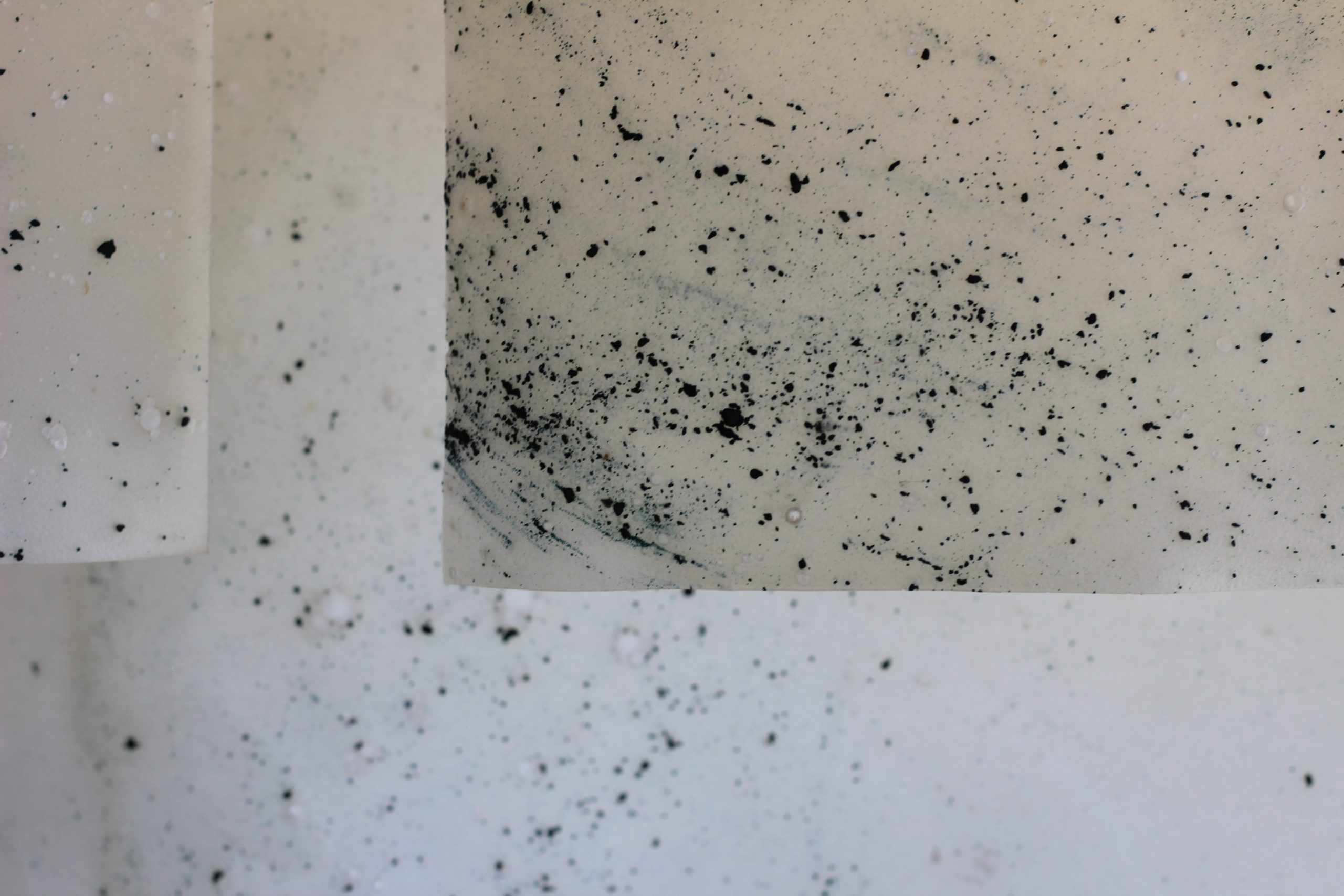 Spatial textile panels divide the Sticks’n’Sushi interior