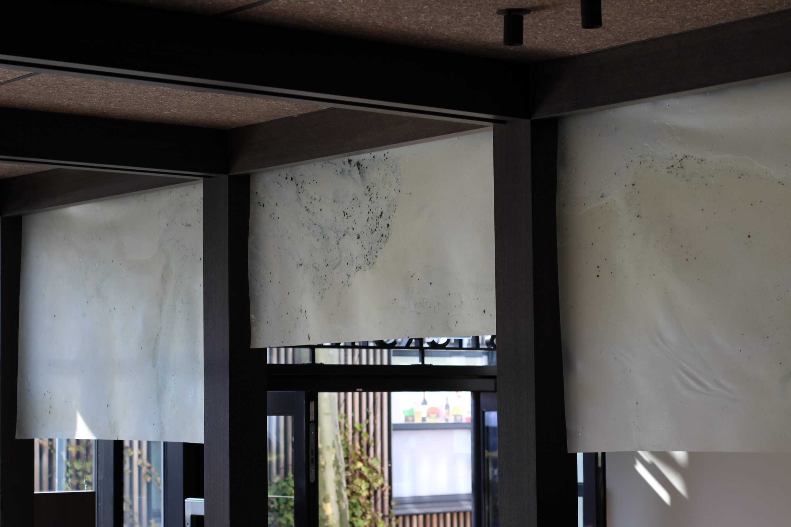 Bespoke material and lighting installation at Sticks’n’Sushi, Lyngby