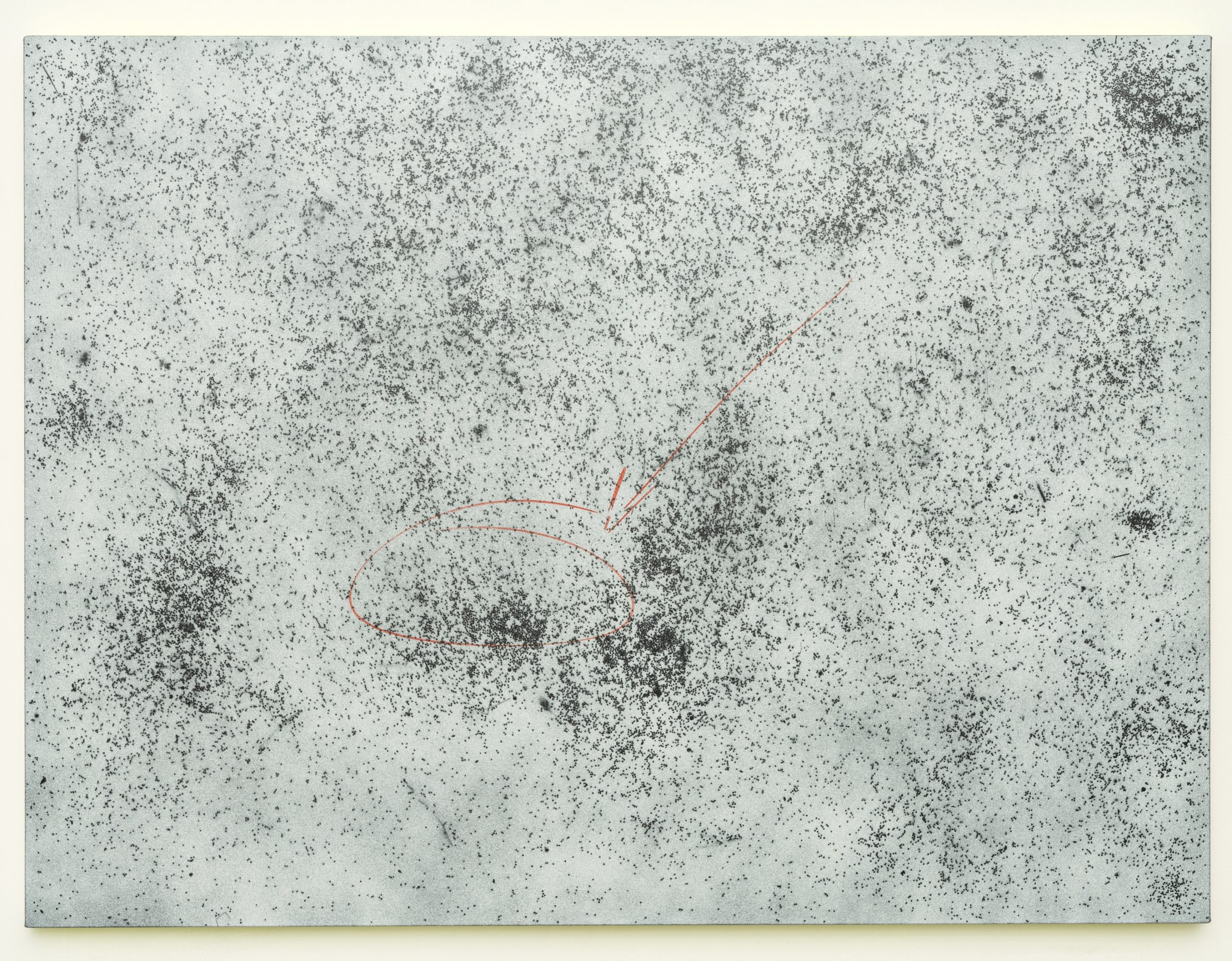 Rachel Howard, Airdrop, 2025, painting shown in Harvest.