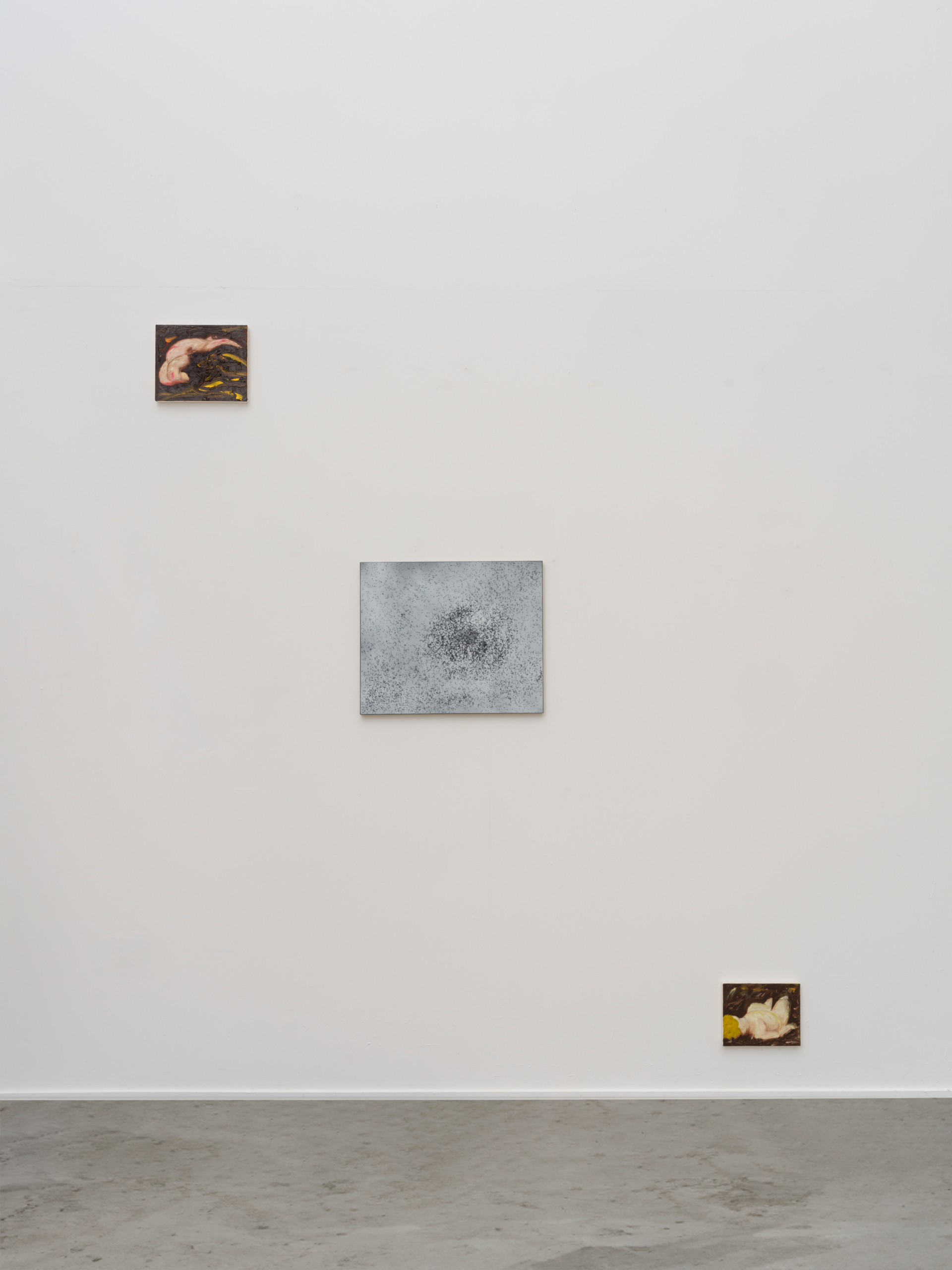 Installation view of Rachel Howard: Harvest at 447 Space, New York, 2026.
