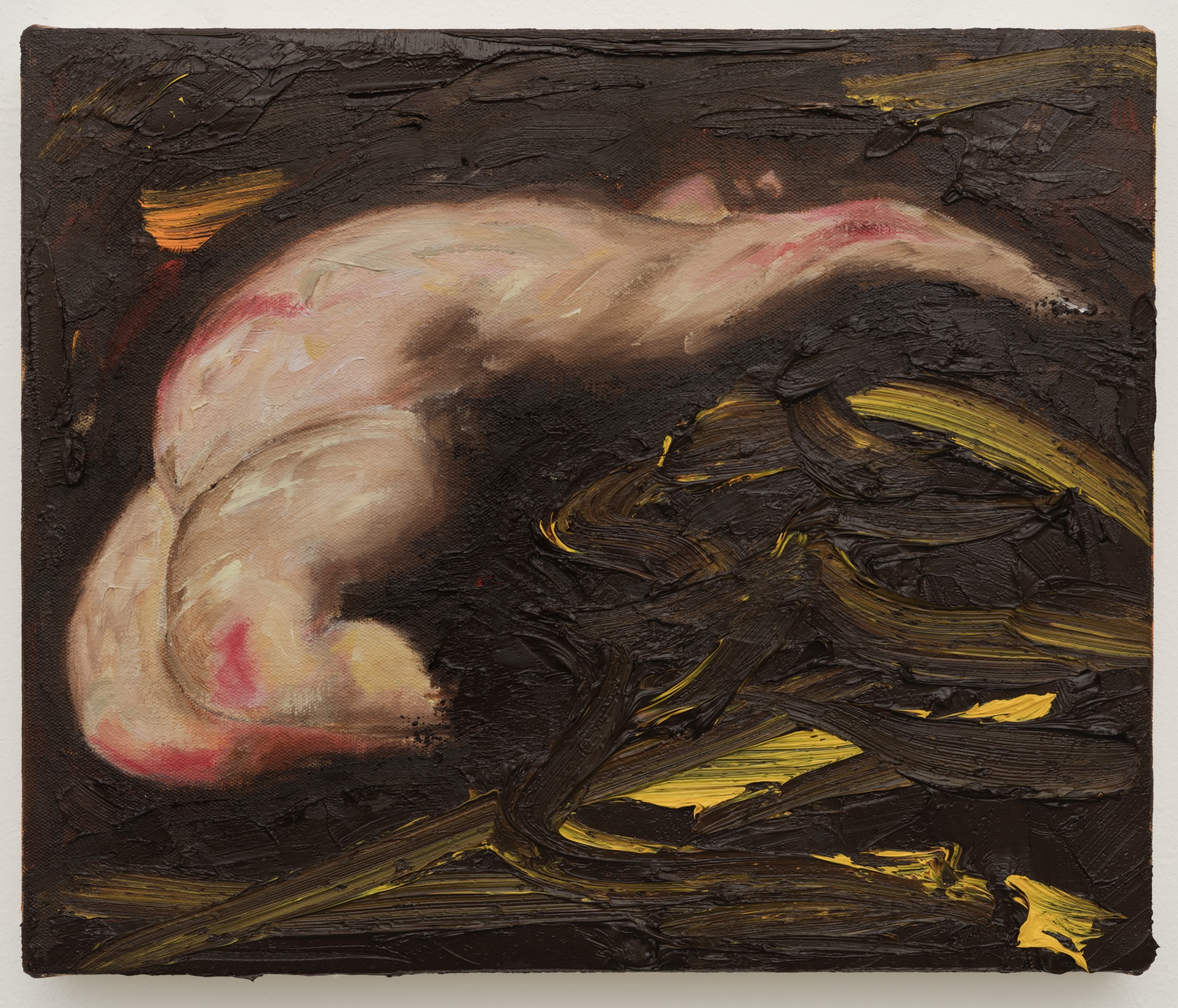 Rachel Howard, Mud Baby 6, 2026, painting shown in Harvest.