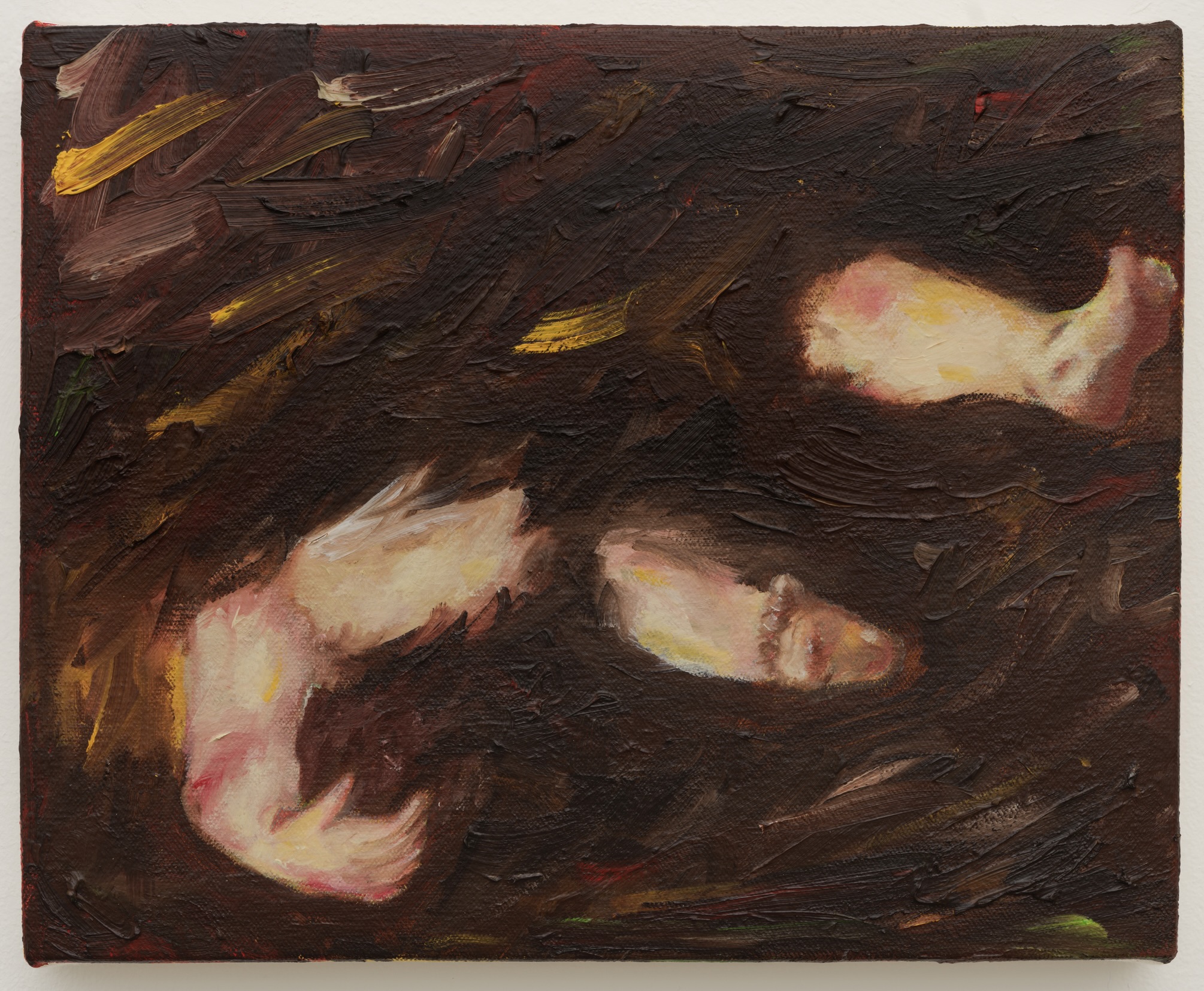 Rachel Howard, Mud Baby 7, 2026, painting shown in Harvest.