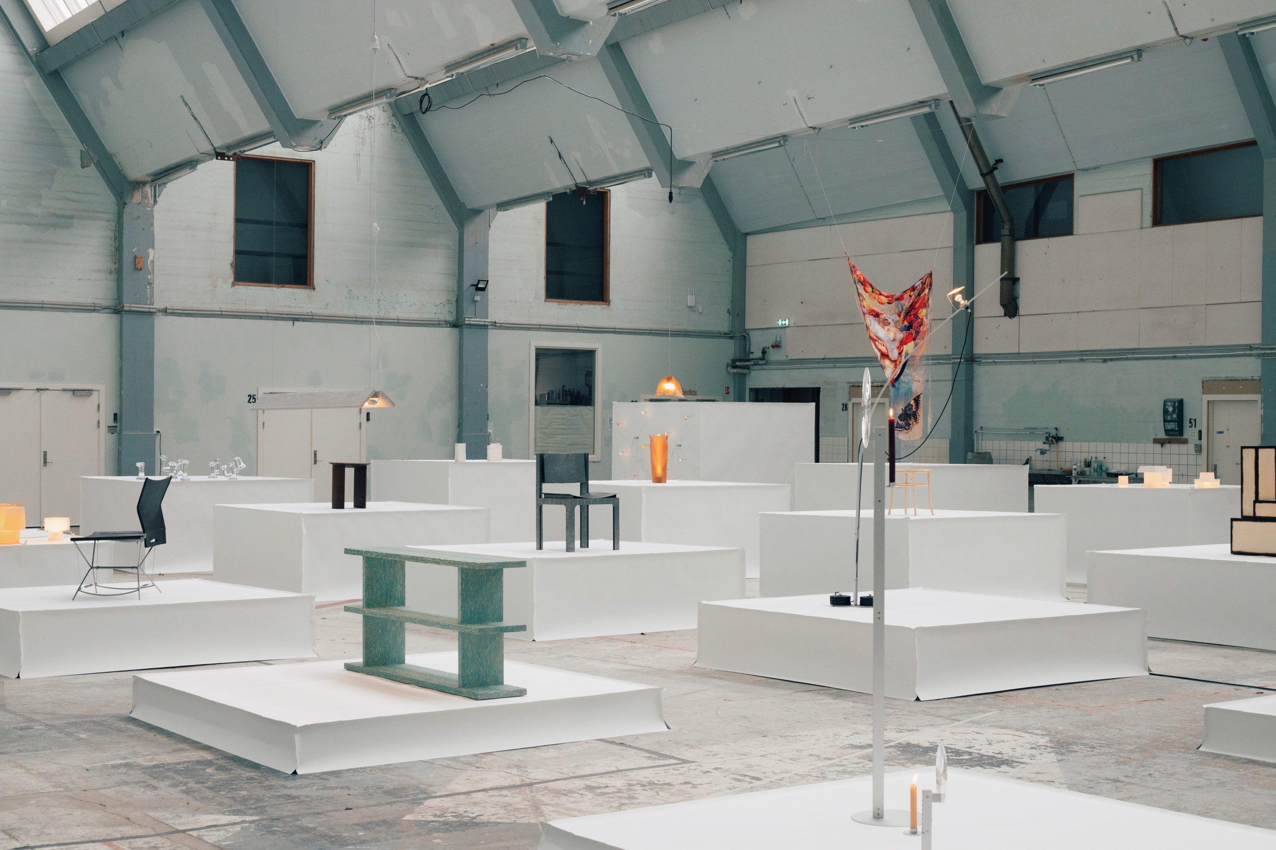 Exhibition view of UKURANT Makes Room, photographed by Maya Matsuura