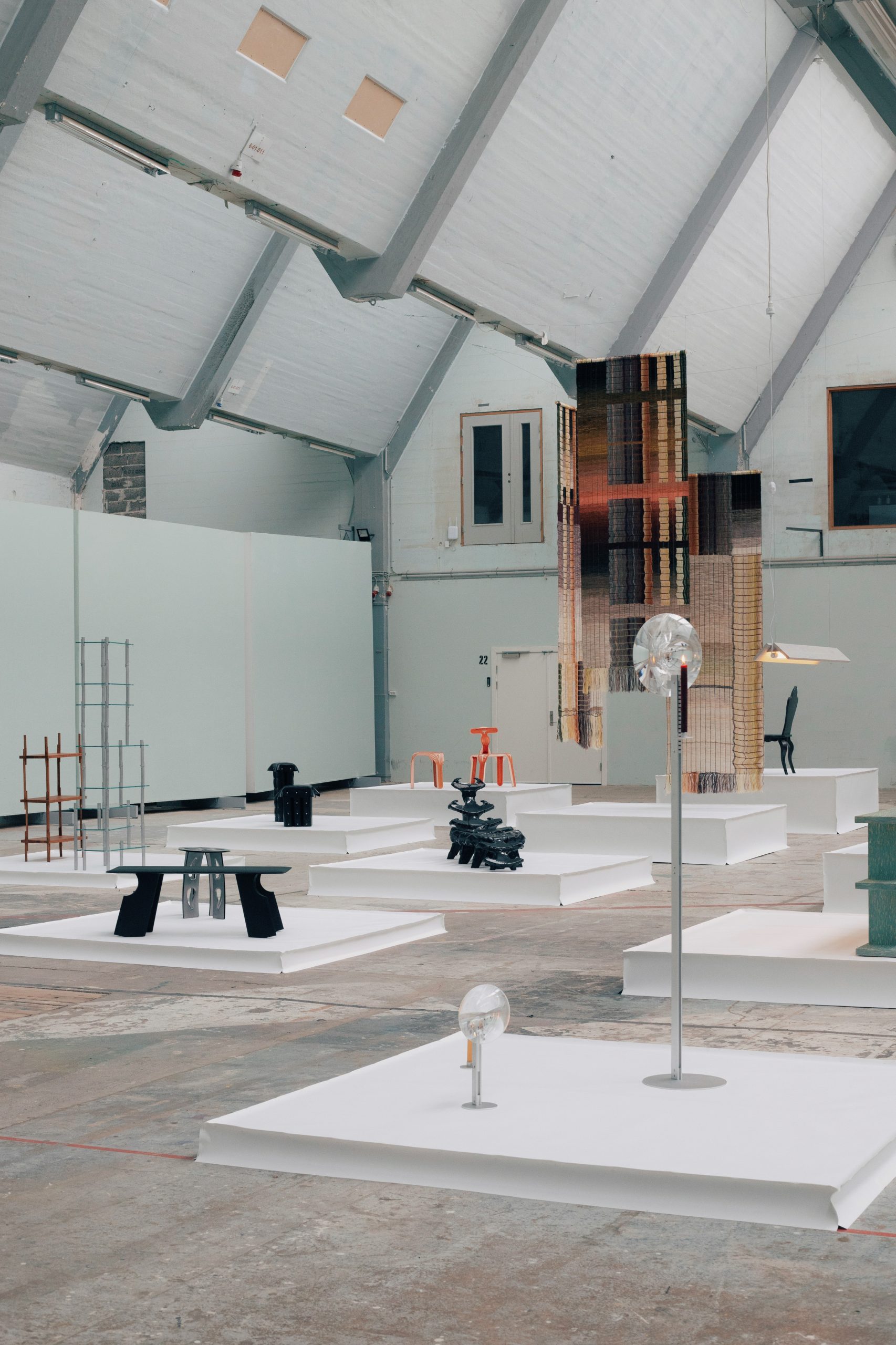 Exhibition view of UKURANT Makes Room, photographed by Maya Matsuura