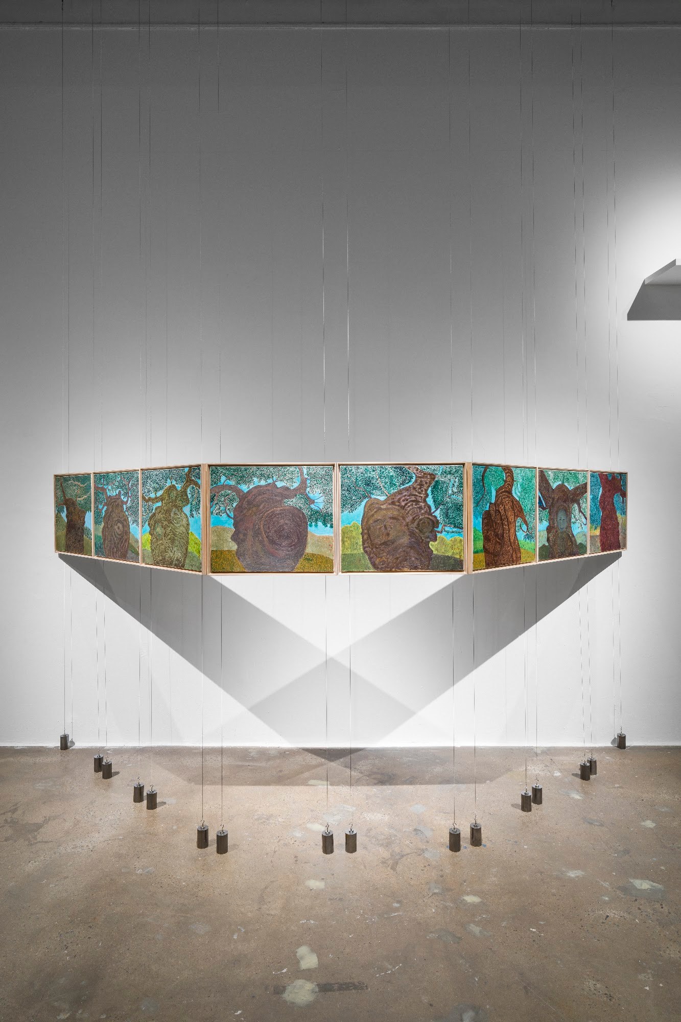 Work by Rim Dong Sik and Nature Artist Woo Pyongnam (Jongsun) at the 16th Gwangju Biennale
