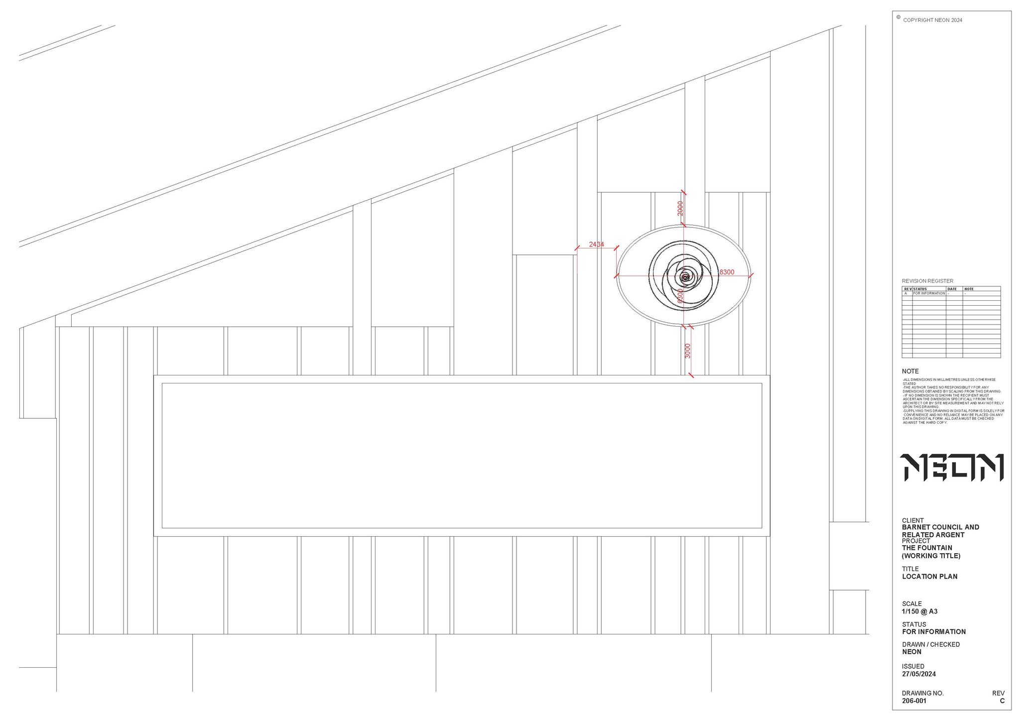 Location plan of The Fountain
