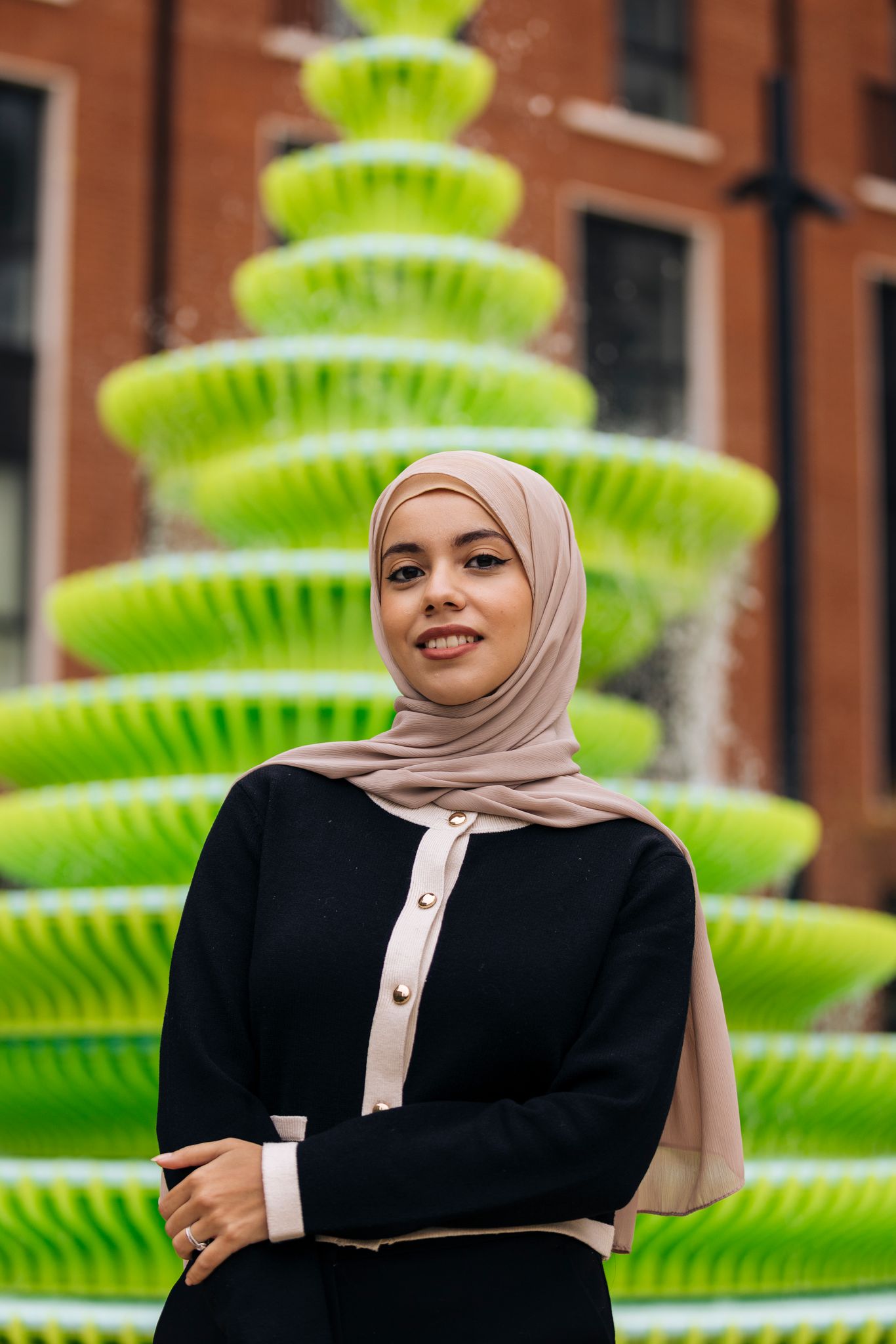 Hajer with The Fountain