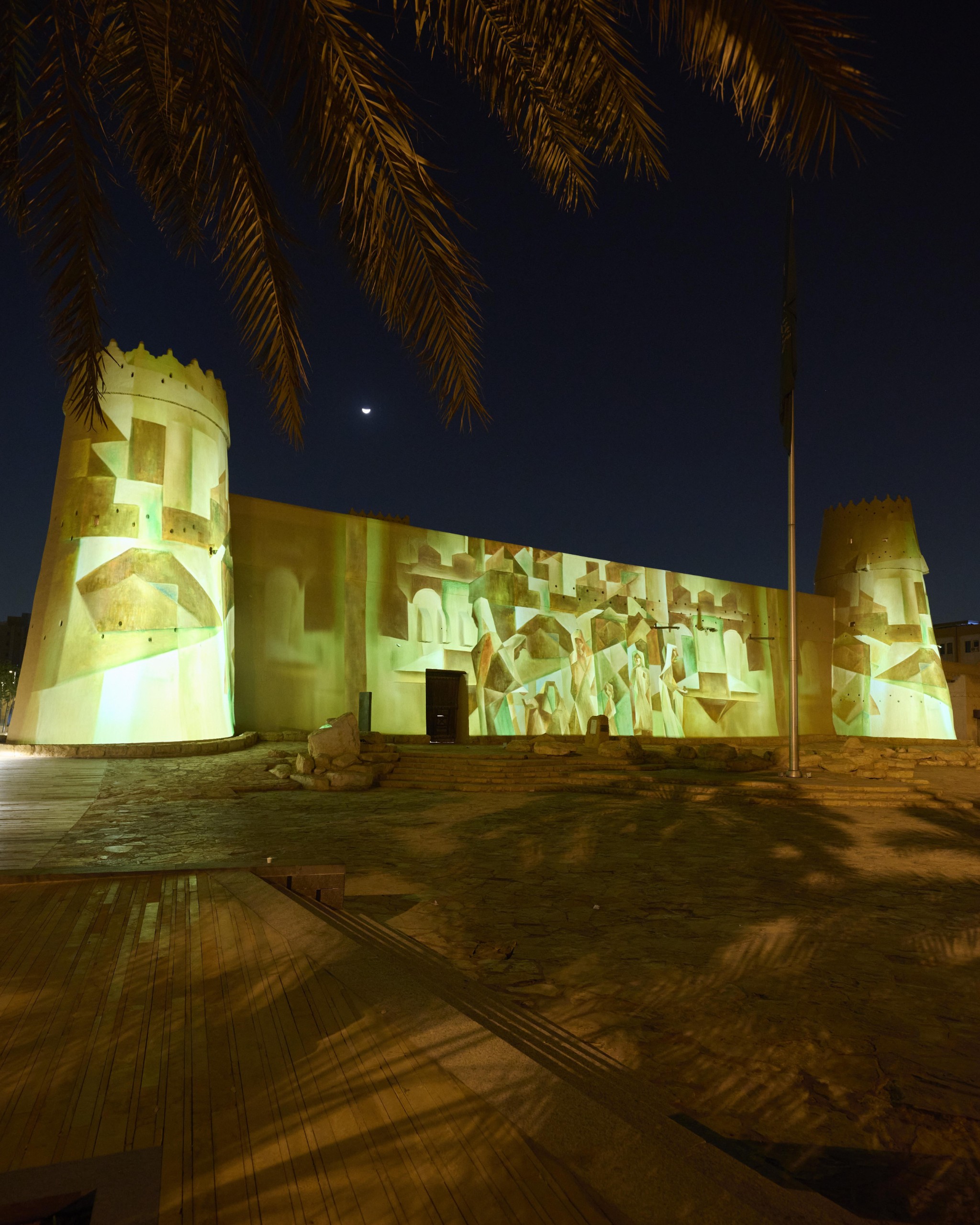 Place of History’s Inscription by Abdulrahman AlSoliman at Noor Riyadh 2025