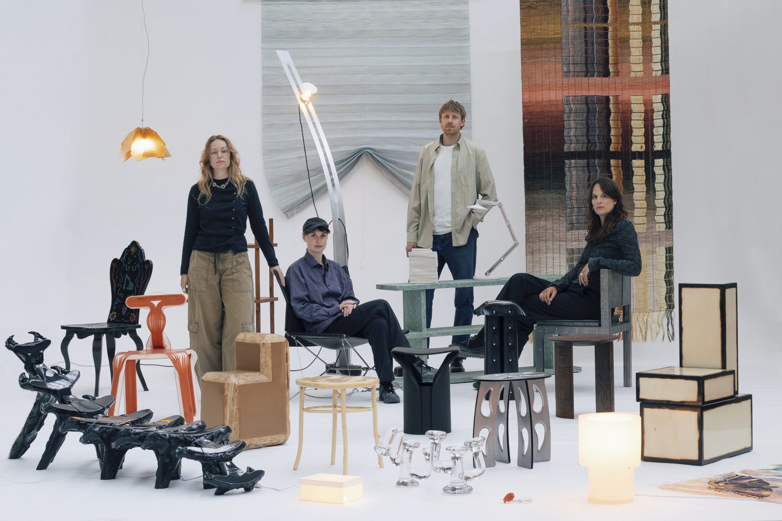 Studio documentation for UKURANT 2026, photographed by Maya Matsuura